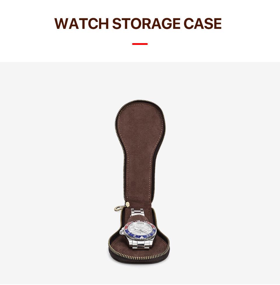 Elias Curren Voyager Leather Watch Case