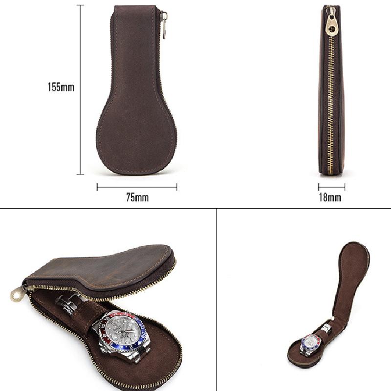 Elias Curren Voyager Leather Watch Case