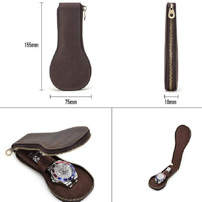 Elias Curren Voyager Leather Watch Case